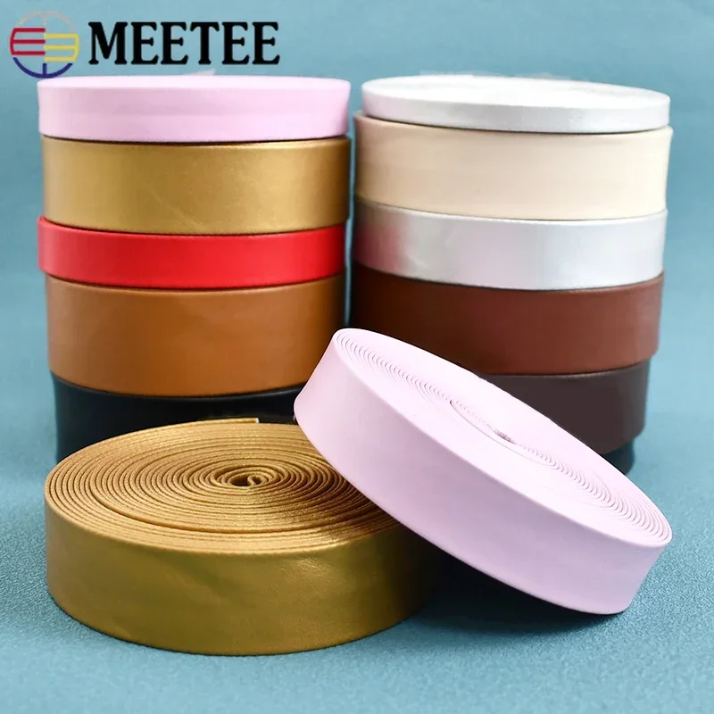 Webbing Craft Supplies 5M 5-30mm Leather Tape PU Ribbon Strap To The Meter for Bag Handmade Bracelets Jewelry Decoration Webbing Trimming Accessories