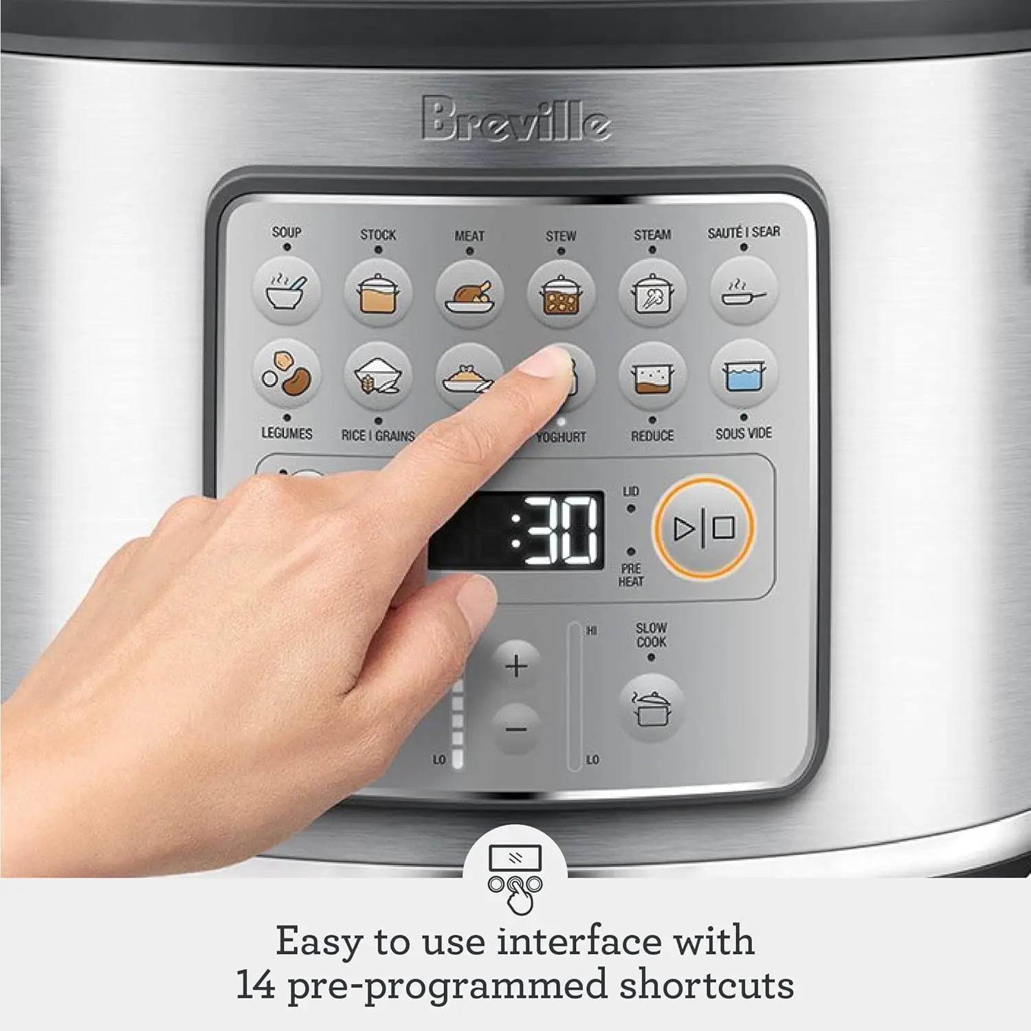 the Fast Slow GO™ Slow Cooker, BPR680BSS, Brushed Stainless Steel 4