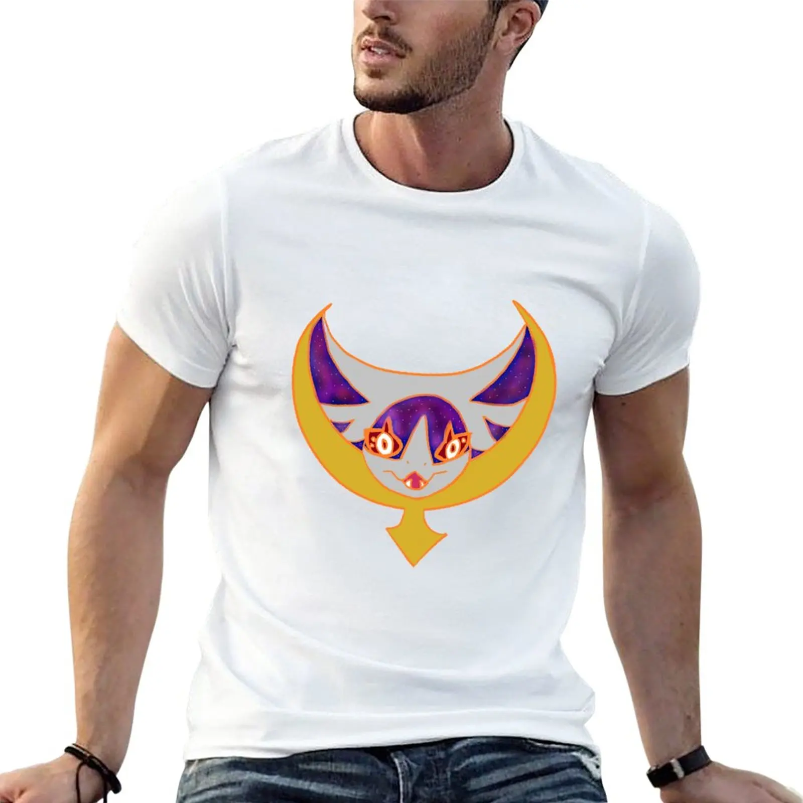 

Lunala T-Shirt summer tops Short sleeve tee t shirts for men cotton