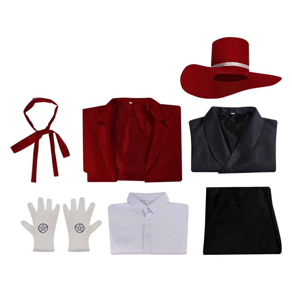 Anime Alucard Costume Cospaly uniforme da uomo per carnevale di Halloween - immagine 5