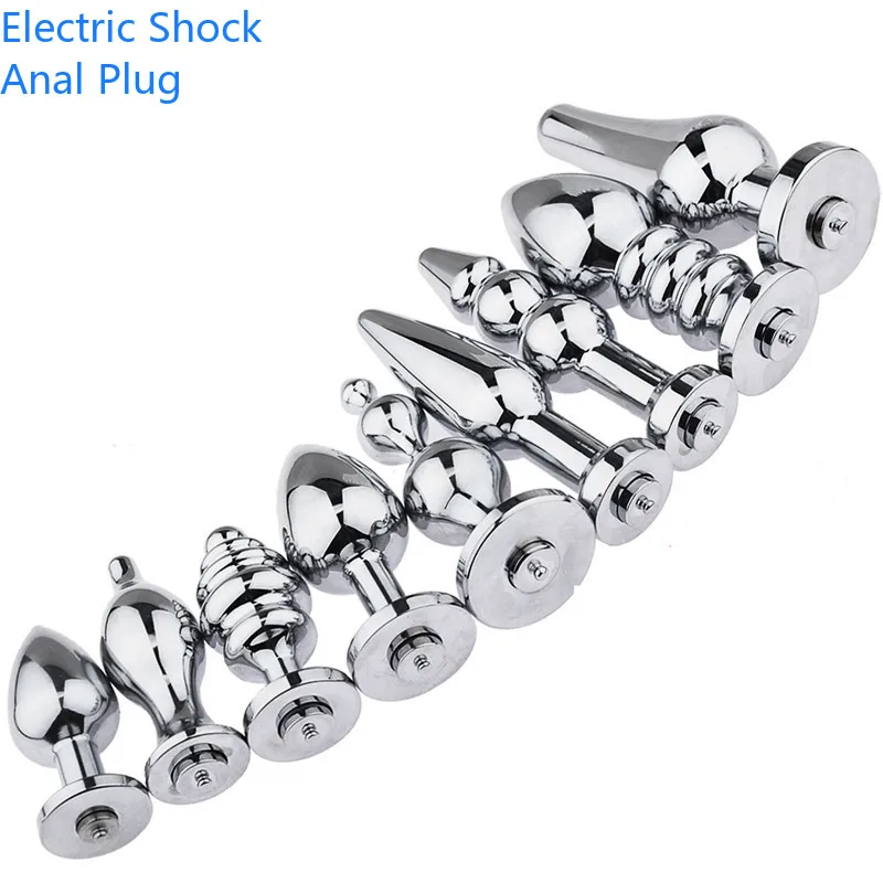 Sex Products Electric Shock Anal Plug Butt Plug Medical Themed BDSM Fetish Vagina Stimulator Sex Toys Men Women Masturbation