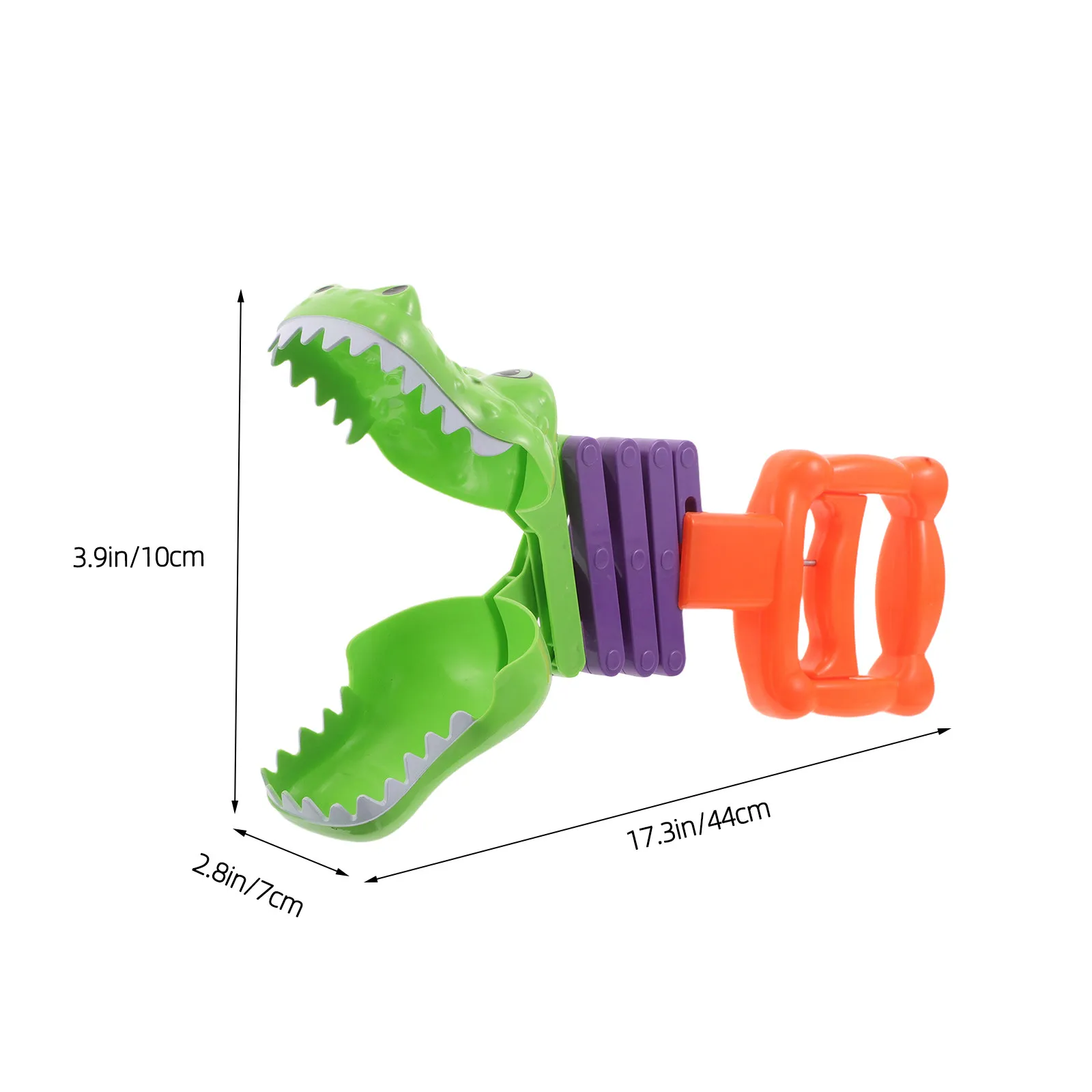 아이들을 위한 재미있는 인터랙티브 클로 그랩퍼 로봇 손 스프링 장착된 악어 디자인 교육용 운동 능력 개발 할로윈