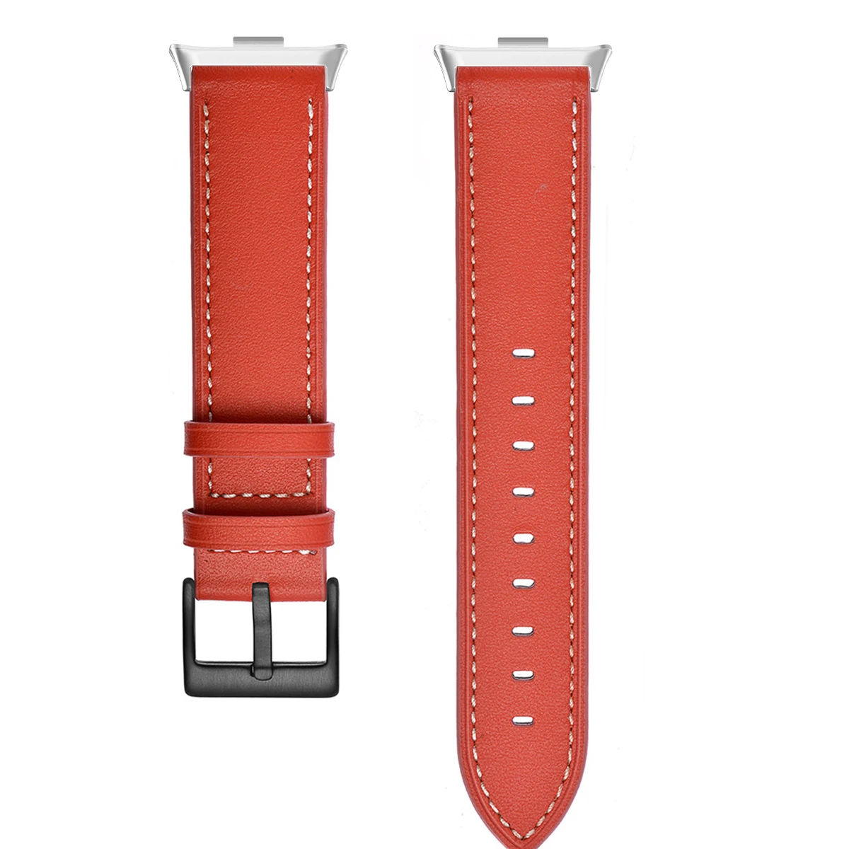 Vintage Leather Smartwatch Band - Elegant Replaceable Wristband Bracelet
