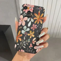 Chic Floral Shockproof Phone Case with Soft Bumper Cover for iPhone 12 (1)