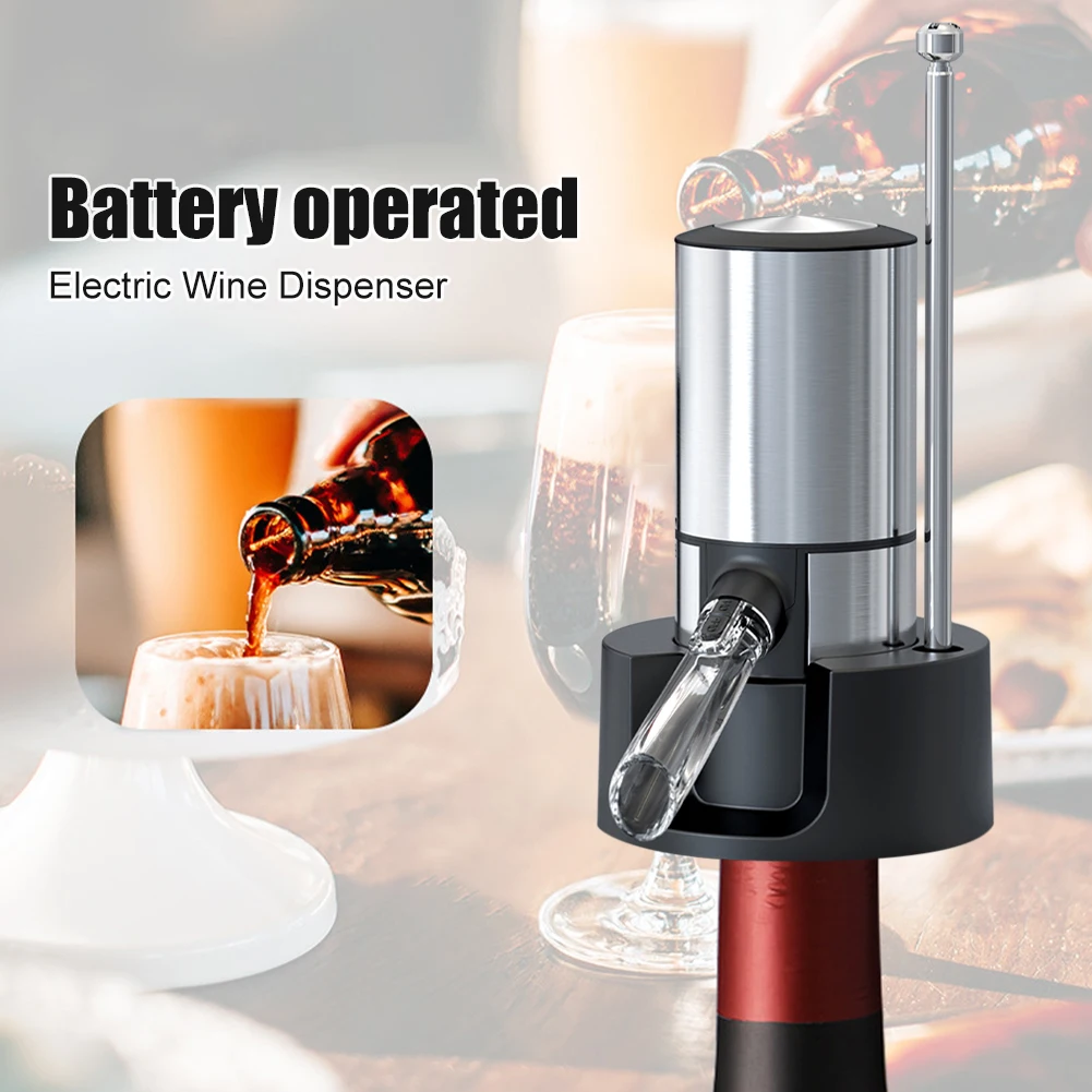 

Electric Wine Aerator Dispenser Bar One-touch Decanter Pourer Battery Operated Automatic Aerating Pourers Party Bar Kitchen Tool