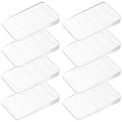 8 Pcs Block Furniture Spacers Plastic Shims for Leveling Toilet Fish Tank Accessories Table Leveler Small Furniture Shims Wedges