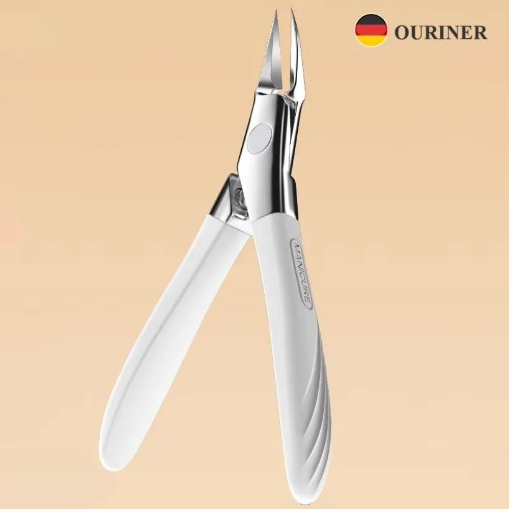 Large Jaw Toenail Clippers Anti-Splash Slanted Design Nail Clippers Stainless Steel Thick Nails Ingrown Nails Trimmer