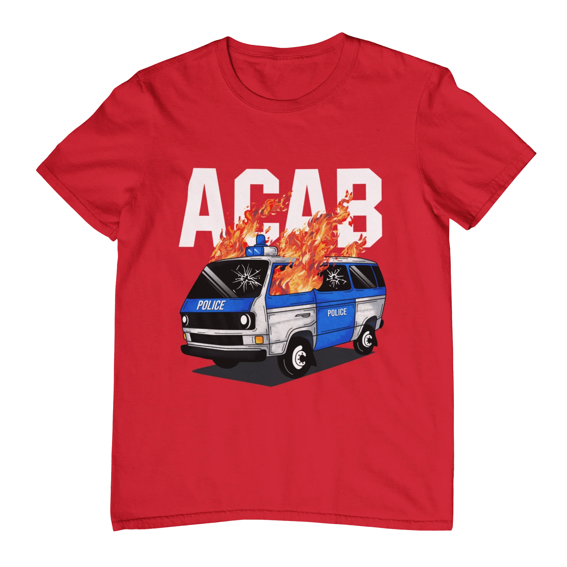 ACAB Police Car Hooligans Ultras T-Shirt für Männer und Frauen, Outdoor, Straße, lässige Mode, Hip-Hop, Rock, reine Baumwolle, kurzärmelige Kleidung – Detail 19