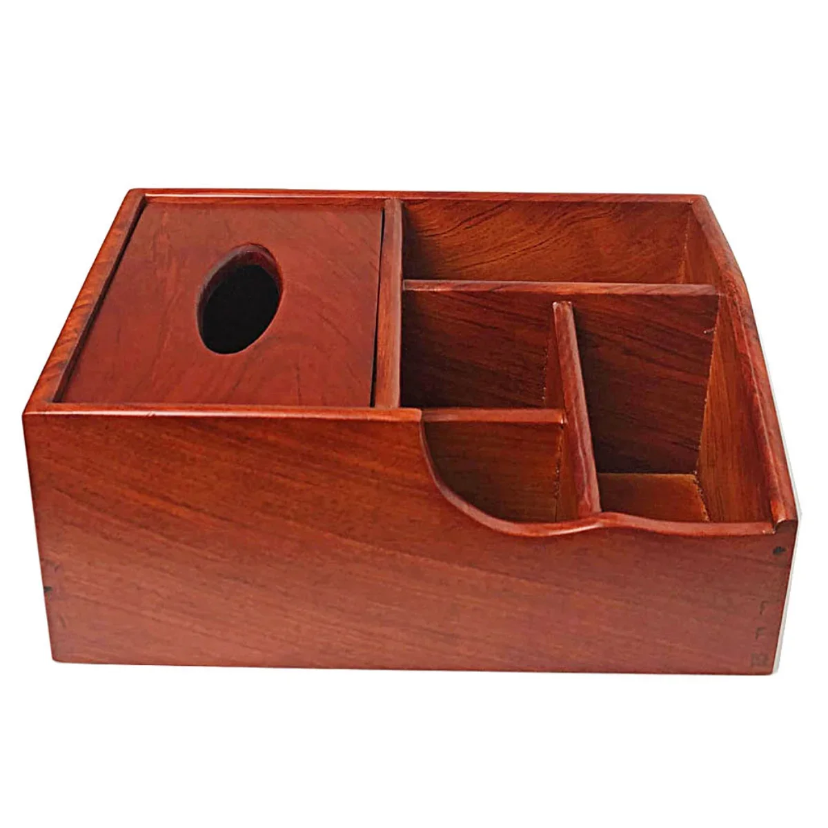 

Vintage Rosewood Cell Phone Box, Home Living Room, Coffee Table, Solid Wood, Remote Control, Jewelry Storage Drawer