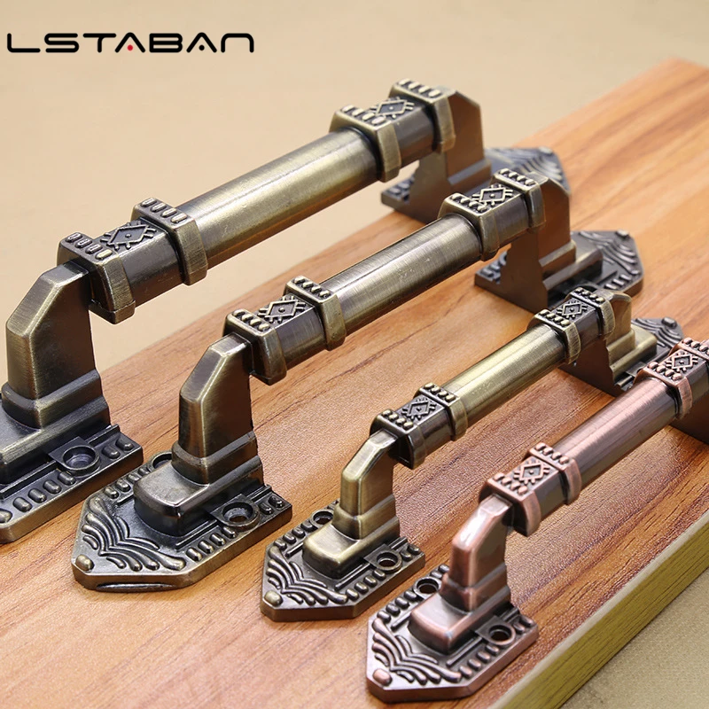 Decorative Furniture Wood Barn Door Handle Antique Imitate Copper Aluminum Alloy European Drawer Flush Handles door handles,cabinet handles