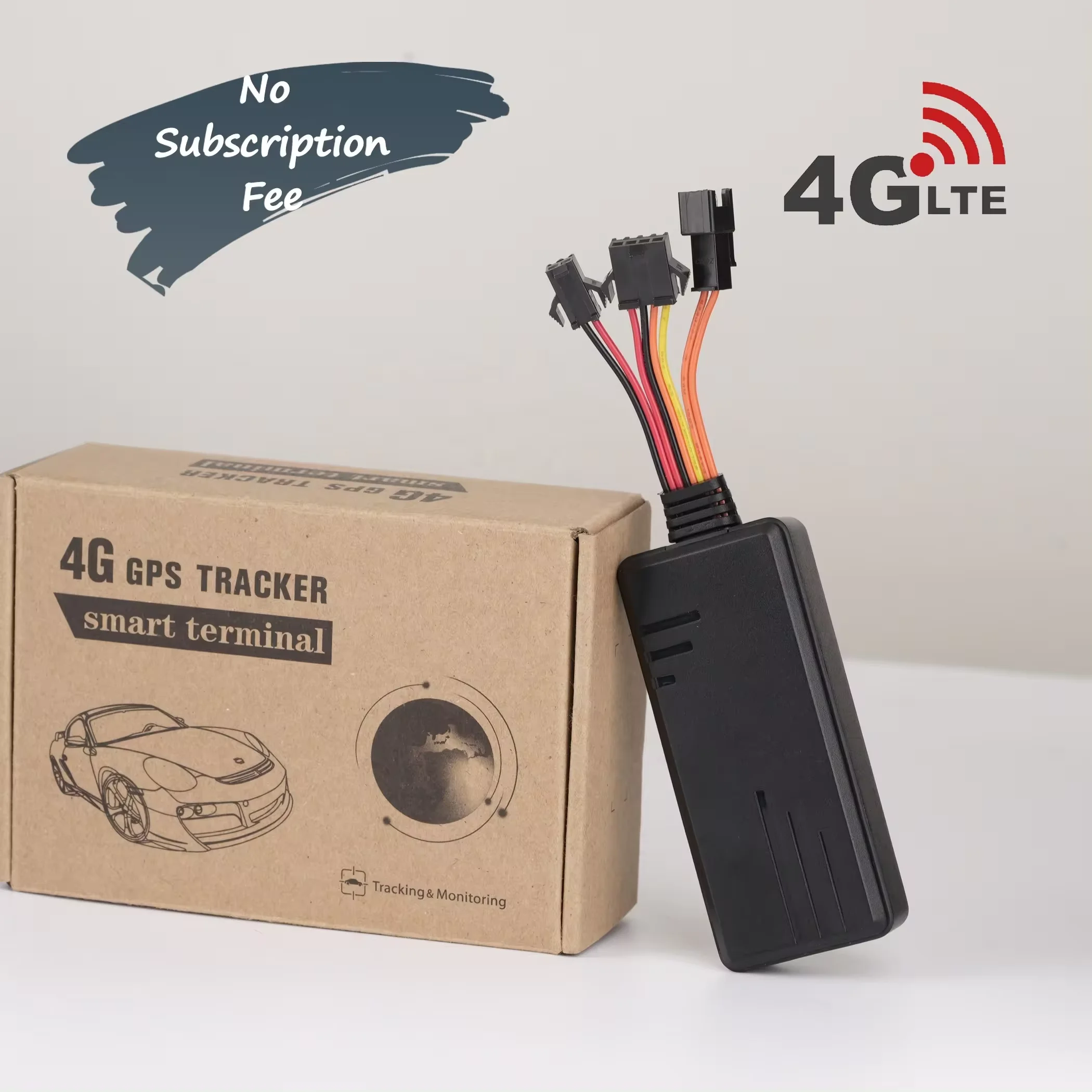 4G 2G 8-wire Car GPS Tracker for Car and Vehicle Tracking System With ACC Detection Cut Off Fuel Engine No Service Fee
