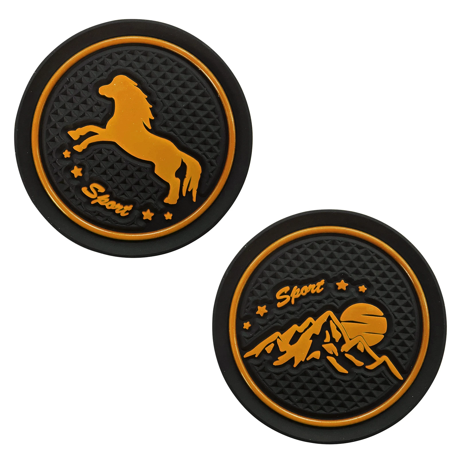 Car Cup Coaster car coaster For Ford Bronco Sport Soft Drink Cup Holder Anti-slip Pad Daily Interior Accessories