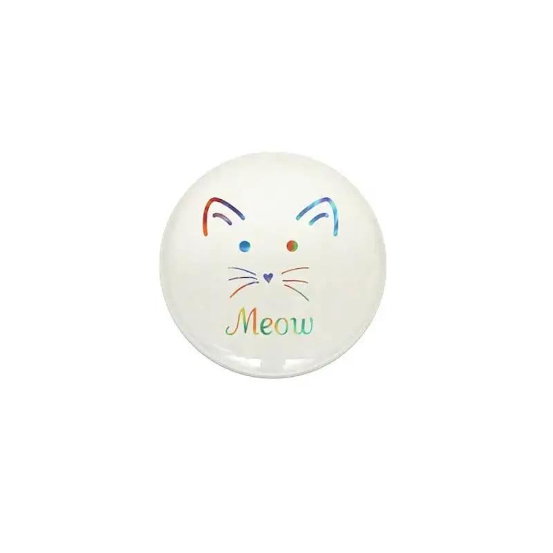 

Meow мини-брошь на пуговице, мультяшное креативное украшение для одежды, Женская Подарочная булавка на лацкан