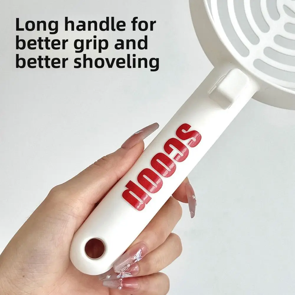 Plastic Material Cat Litter Scoop Fine Holes Large Size Cat Cleaning Tool Fine Pores Long Handle Litter Box Shovel Pet Cleaning Plastic Material Cat Litter Scoop Fine Holes Large Size Cat Cleaning Tool Fine Pores Long Handle Litter Box Shovel Pet Cleaning