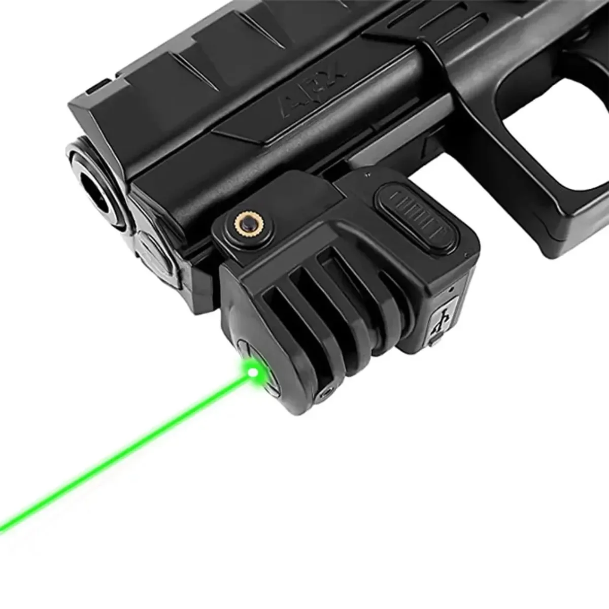 Tactical Red Green Blue Laser Sight USB Rechargeable Compact Pistol Taurus G2C 9mm TS9 Glock 17 19 with Built-in Battery Hunting