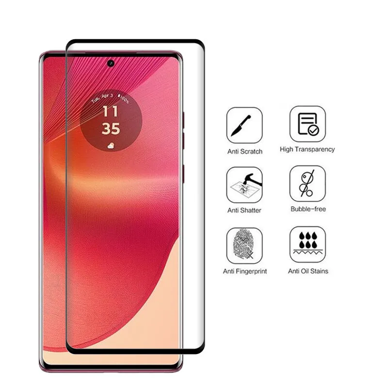 Cadorabo 3 Pellicole Vetro Temperato 9H Per Motorola Moto E5 Play, Trasparente, Anti Graffio, Compatibile 3D Touch