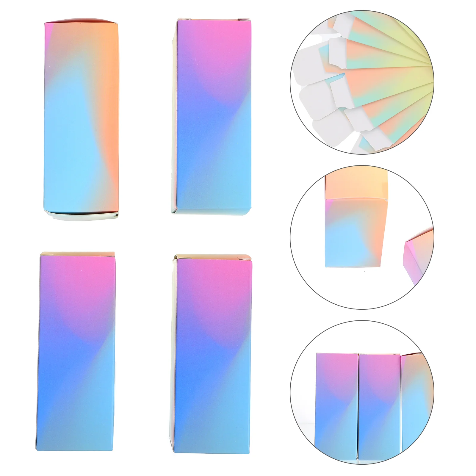 

100pcs Lip Gloss Box Empty Lipstick Box Paper Lipstick Holder DIY Lipstick Box