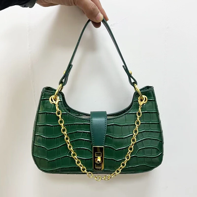 

Underarm Bag Stone Pattern Purses And Handbags Luxury Designer Bags For Women 2023 New Fashion Chain Shoulder Crossbody Bag