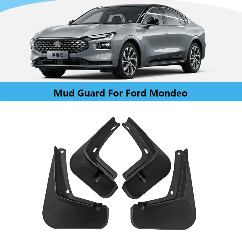

4 pcs Car Molded Mud Flaps For Ford Mondeo 2022 Splash Guards Mudguards Mudflap Car Accessories