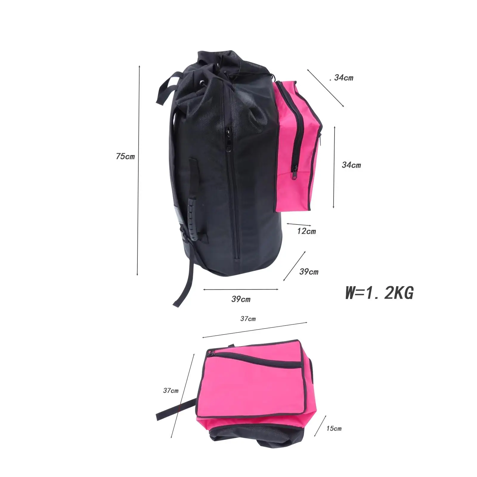 Diving Backpack Duffle Snorkeling Equipment Backpack Diving Carry Bag for Freediving Boating Surfing Underwater Adventure Beach