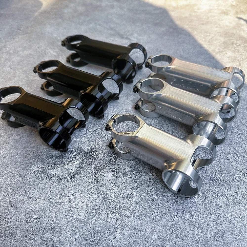 IX2AL Fahrradvorbau MTB/Rennrad/Gravel Ultraleichter Fahrradvorbau aus 7075 T6 Aluminiumlegierung, CNC-gefertigt, Titan-Schrauben, nur 67g -6 -17 Grad – Detail 6