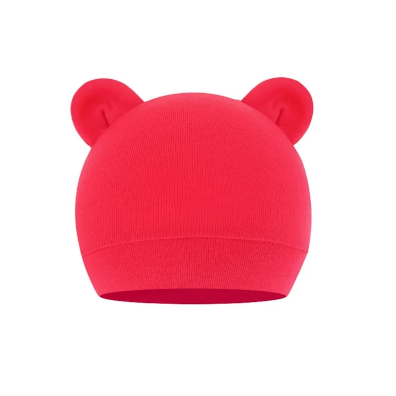 1Pc Baby Caps Bear Hat Cotton Baby Caps for Newborn Photography Props Caps Accessories Kid Boys Girls Hats Child Beanie 3