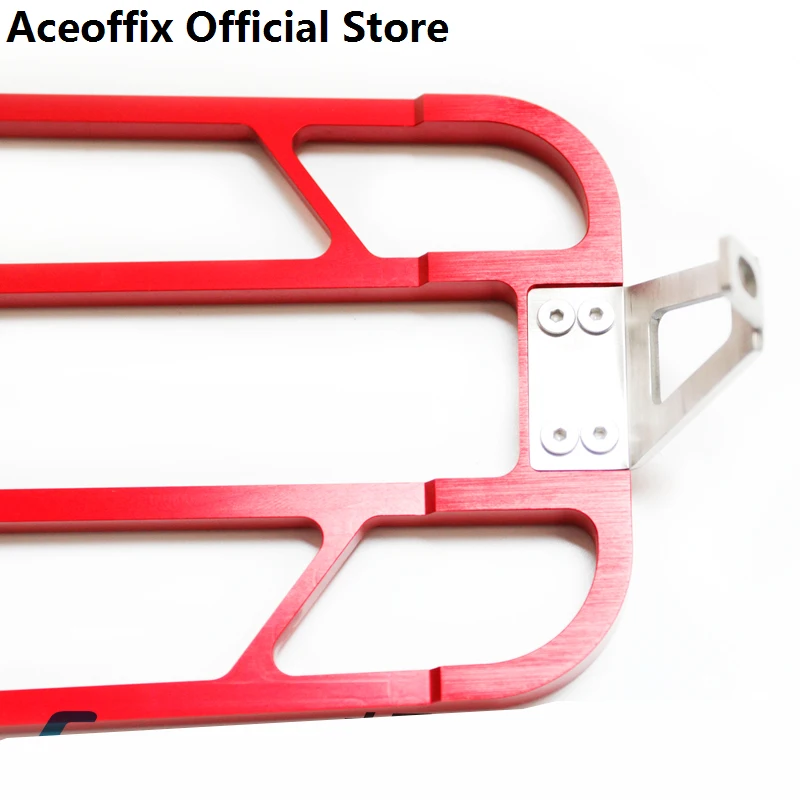 Aceoffix Opvouwbare fietsenrekken Eenvoudige wielen verlengstang voor brompton Fietswielen Krimpstang Telescopische staaf 66g (zwart