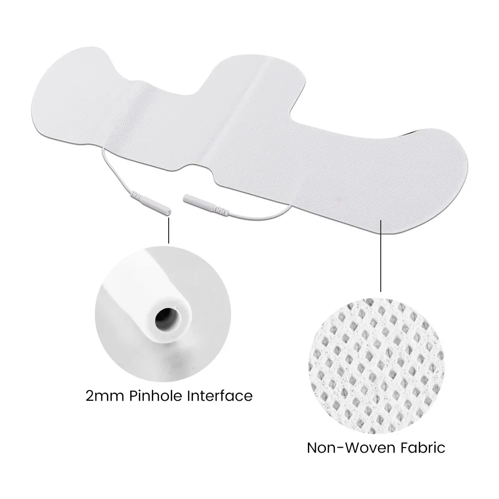 Self Adhesive Non-woven Fabric Replacement Tens Electrodes Pads Patch for Muscle Stimulator Low Frequency Body Neck Back Massage