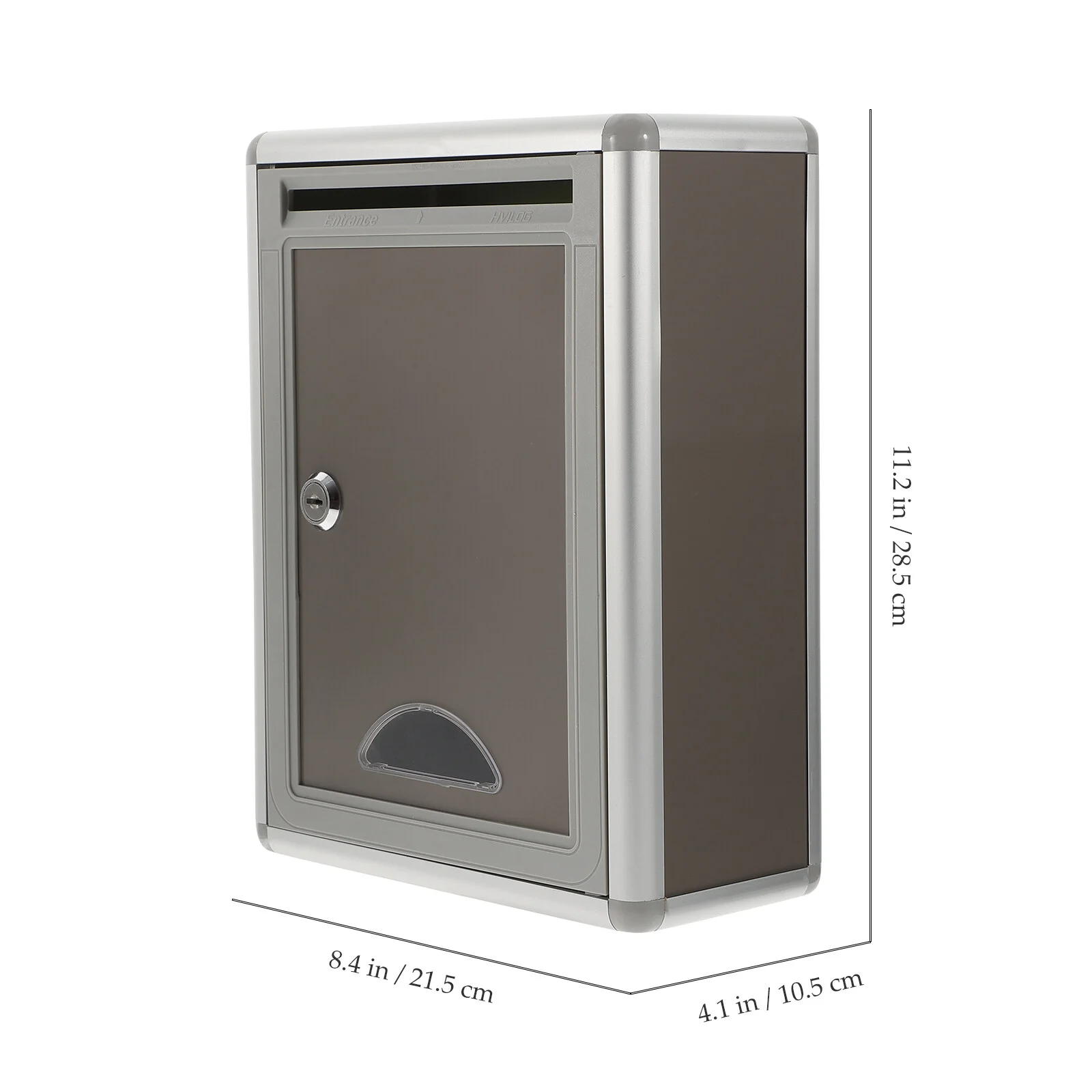 Small-Suggestion-Box-Mailbox-With-Lock-Wall-Hanging-Complaint-Suggestion-Box-Aluminium-Alloy-Box.jpg Kis Javaslat Doboz Postafiók Zár Fali Függő Panaszokkal, - Image 3