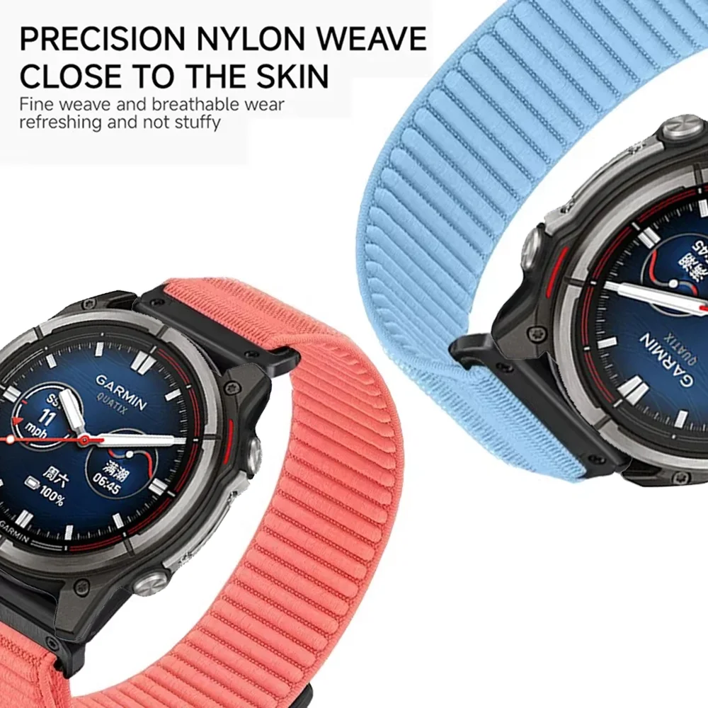 Quick Fit Multi-Size Nylon Watch Strap - Durable Adjustable Bracelet Band