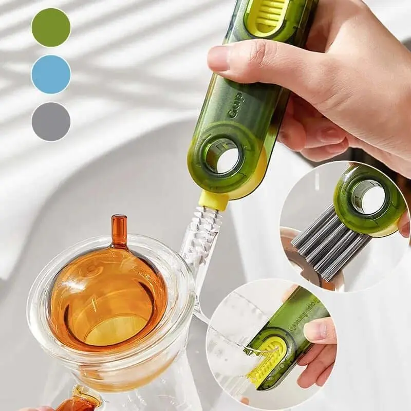 

Tiny Bottle Cup Lid Detail Brush Straw Cleaner Tools Multi-Functional Crevice Cleaning Brush Kitchen Water Bottles Clean Tool