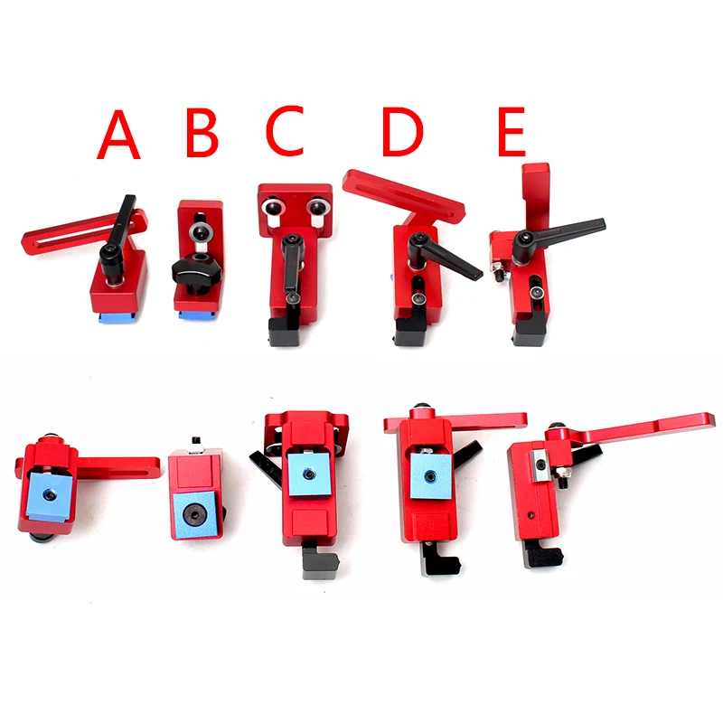 Woodworking T-track Stop T-Slot Limiter Aluminium Miter Track Fence Flip Stop Chute Locator Carpenter DIY Workbench Tools miter track jig