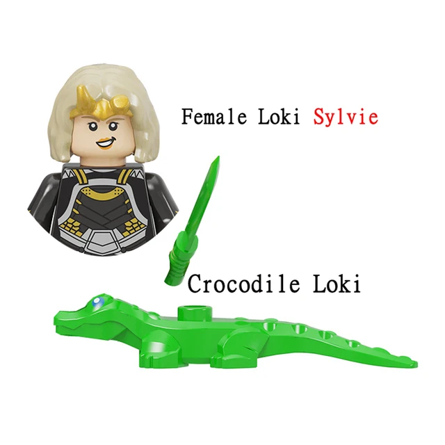 Disney Superhero Moon Knight Loki Sylvie Building Block Layla Khonsu Hulk Thor Captain America Black Widow Vision Deadpool Brick N-PG1199