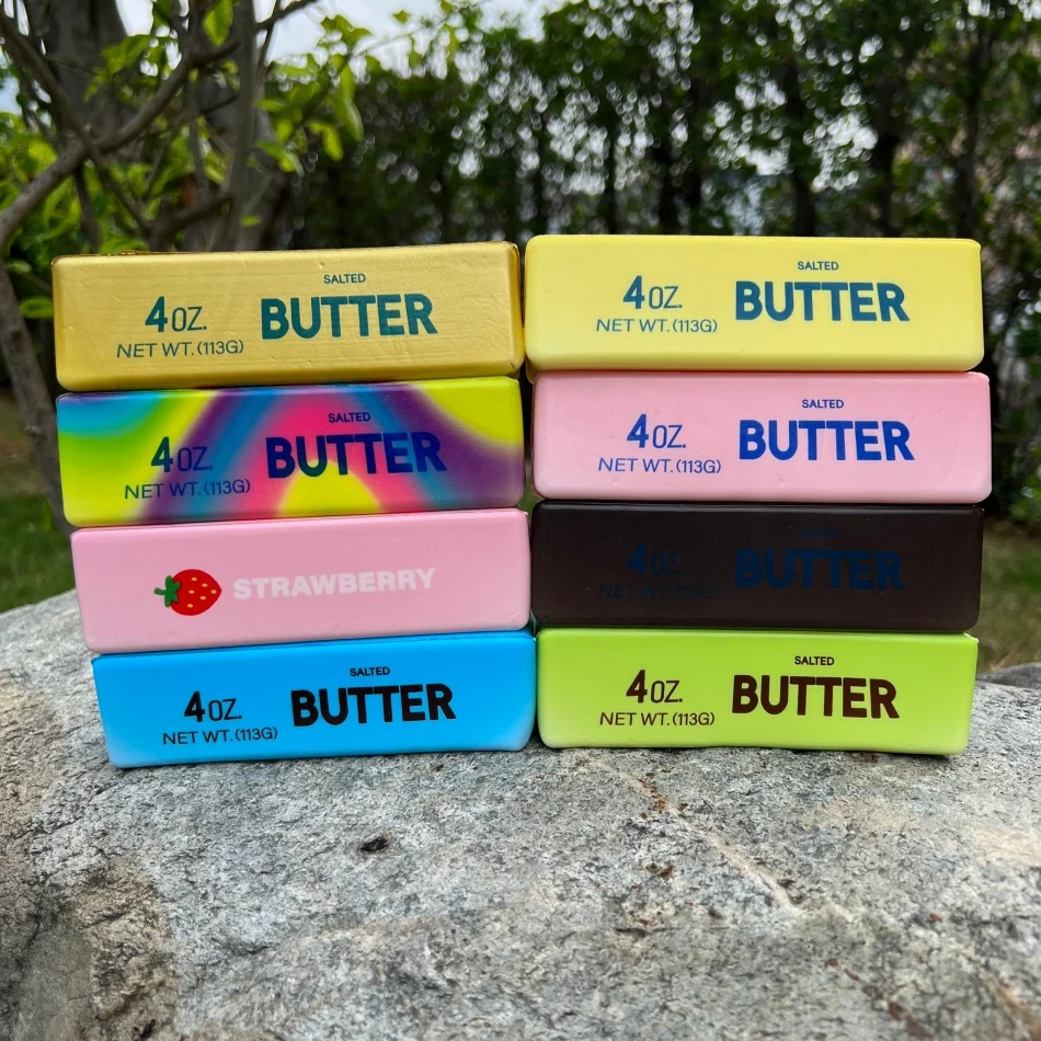 Squishy Giant Butter Stick Slow Rising Fidget Toy - Stress Relief Squeeze Toy