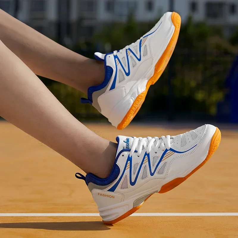 Professionelle Tennisschuhe für Männer und Frauen, atmungsaktiv, für Badminton, Volleyball, Tischtennis, Indoor-Sport, Training, Turnschuhe, Größe 48 – Detail 15