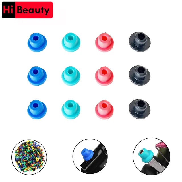 Enhance Your Tattoo Machine with the 100pcs/lot T Shape Tattoo Machine Rubber Nipple Half Grommets Piston Pin Needle Mat Pad Cushion Pin Cushion