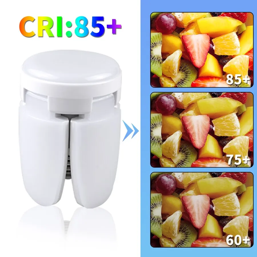 E27 Foldable Fan Shape LED Bulb 2