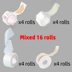 30pcs Gel Heel Protector Foot Patches - Adhesive Blister Pads & Heel Liners (Mixed 16 rolls)