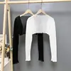 Womens Ruffle Long Sleeve Cropped Evening Shrug Open Front Bolero Tops Cardigan Long Sleeve Short Coat Cover-ups