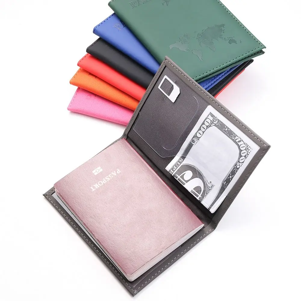 

Ticket Holder Airplane Check-in Holder Travel Accessories Passport Holder PU Card Case Passport Protective Cover