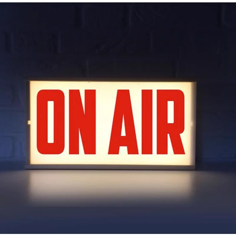 On Air Sign Led Light Recording Sign Segnale Di Avvertimento Da Studio Per (Studio/Home Studio/Azienda/Scrivania O Decorazione Da Parete)