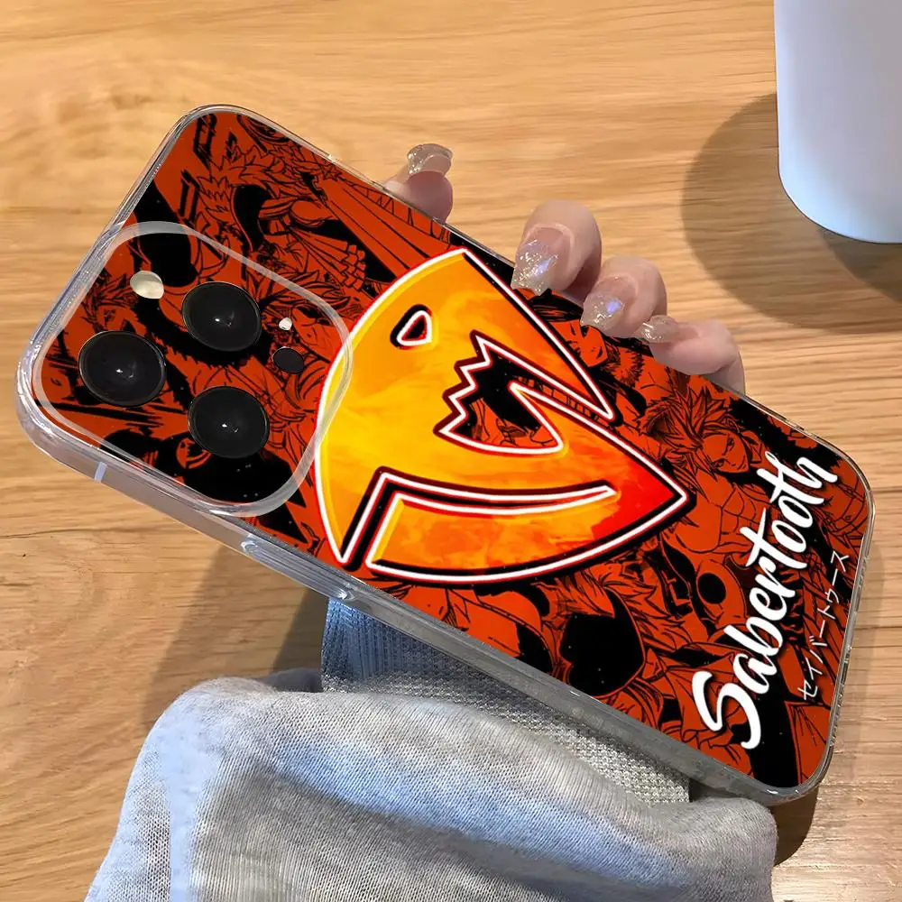 Transparent F-FAIRY TAIL Phone Case - Enhanced Protection and Stylish Design