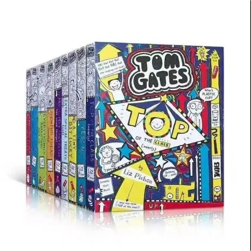 

English Comics TomGatesExtraSpecial Graffiti Genius Tom Gates 10 Books