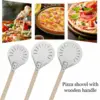 Premium Aluminum Pizza Shovel Peel Lifter Tools Non Slip Wooden Handle Cake Bread Paddle Cheese Cutter Baking Turner Accessorie 1