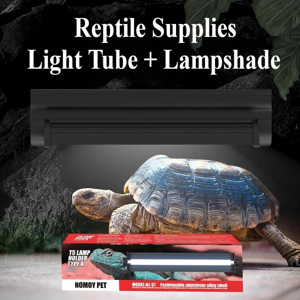 Reptile Pets Maned Lions Lizards Turtles Calcium Supplement Lamp Uvb 5.0 / Uvb 10.0 High Qualityt5 Lamp Bar Holder Lampshade Set
