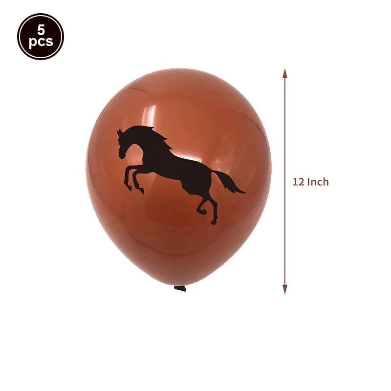Guirlande Anniversaire Thème Cheval En Feutre – Décoration De Fête, Mariage, Course (3 Pièces, 31x20cm)