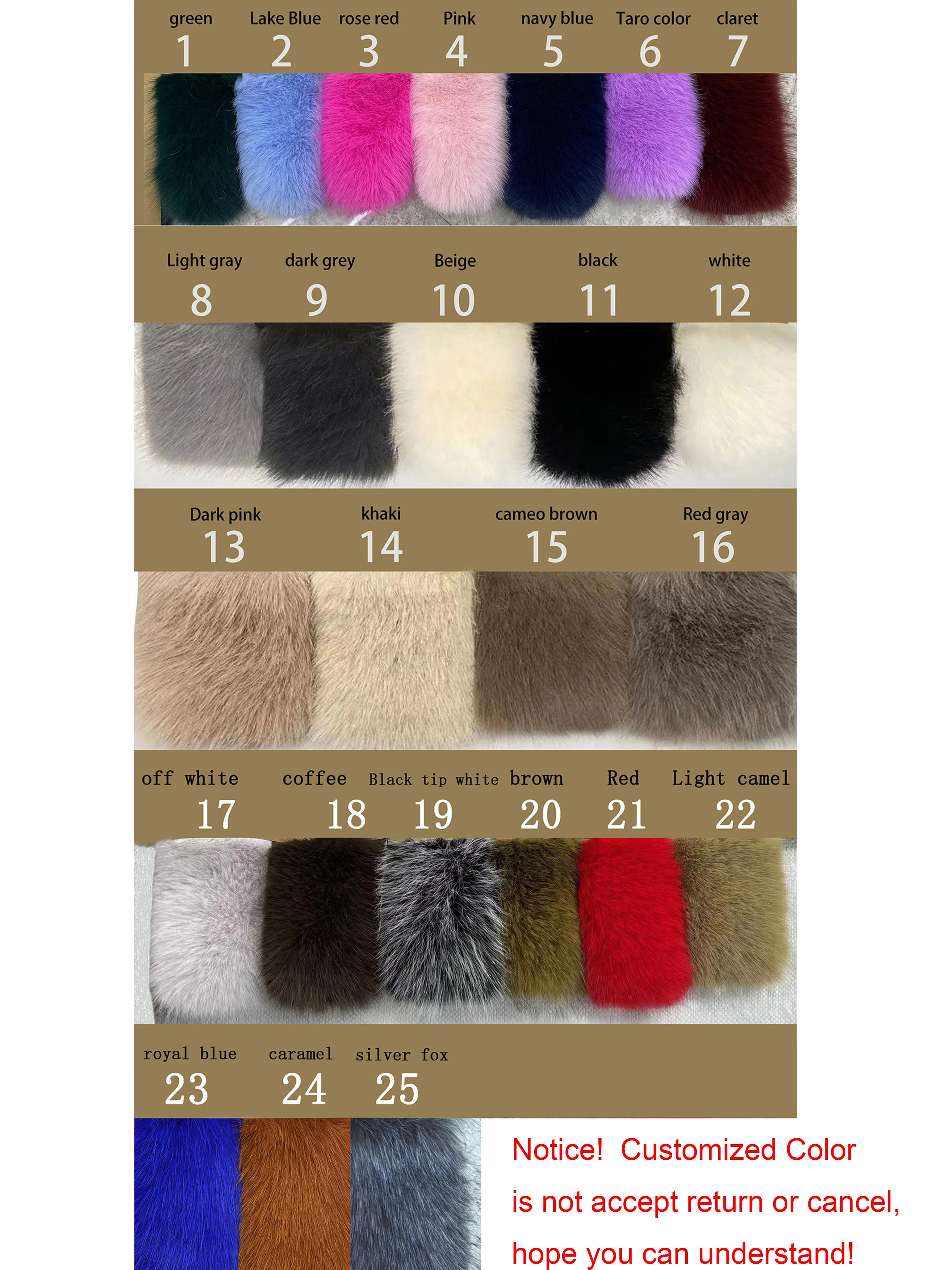 ZADORIN Color Card for customization
