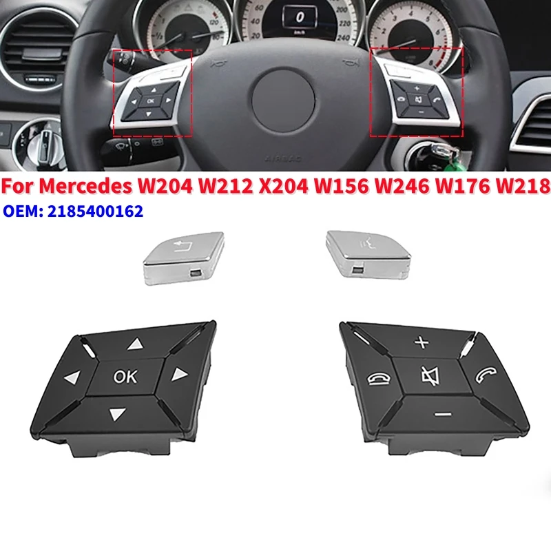 

1 шт. крышка кнопки рулевого колеса для Mercedes W204 W212 X204 W156 W246 W176 W218 OEM: 2185400162