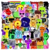 52Pcs/Set Sprunki Stickers Skateboard Notebook Fridge Phone Guitar Luggage Decal Sticker Toy 2