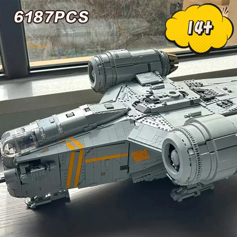 Moc Hot 6187pcs The Razor Crest Building Blocks Model 75331 1023pcs ...